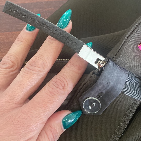 Catherine MaLandrino olive Green Bodycon Pencil skirt - Picture 7 of 12